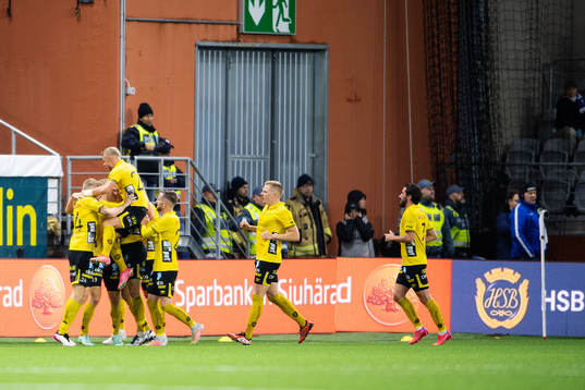 Elfsborgs Jeppe Møldrup Okkels jublar