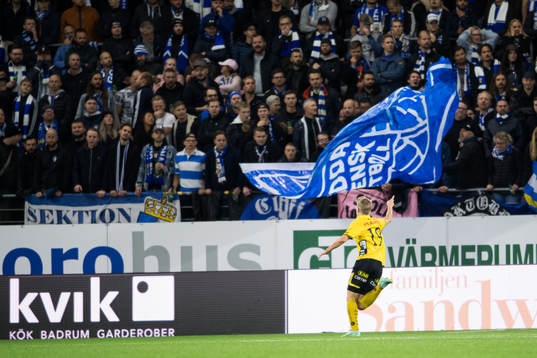 Elfsborgs Jeppe Møldrup Okkels jublar