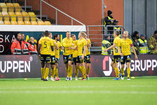 Elfsborgs spelare jublar