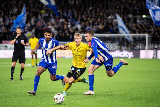Elfsborgs Jeppe Møldrup Okkels mot IFK Göteborgs Hosam