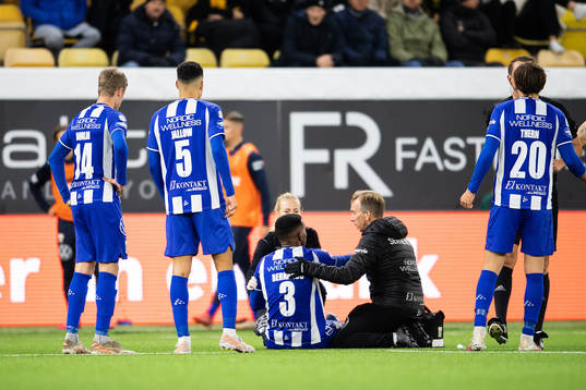 IFK Göteborgs Bernardo Vilar Estevao Jeronimo skadad