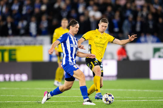 IFK Göteborgs Gustav Svensson och Elfsborgs André Rømer