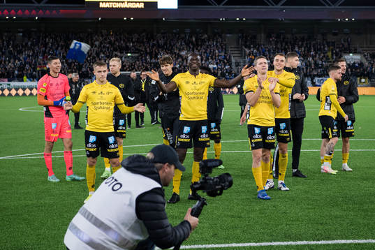 Elfsborgs spelare jublar