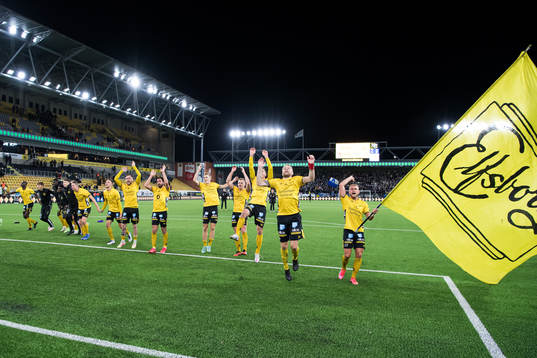 Elfsborgs spelare jublar