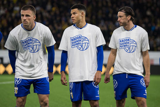 IFK Göteborgs Calle Johansson, Alexander Jallow och Gustav