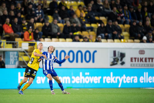 Elfsborgs André Rømer och IFK Göteborgs Simon Thern
