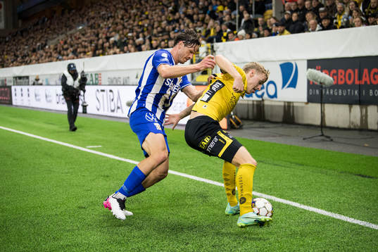 IFK Göteborgs Gustav Svensson och Elfsborgs Jeppe Møldrup
