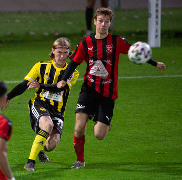 IFK Hässleholms Teo Helm i matchen i div 2 Södra