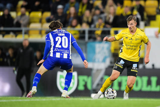 IFK Göteborgs Simon Thern och Elfsborgs Simon Olsson