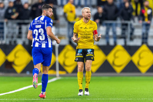 Elfsborgs Johan Larsson reagerar