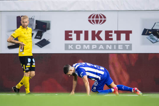 IFK Göteborgs Kevin Yakob  har ont
