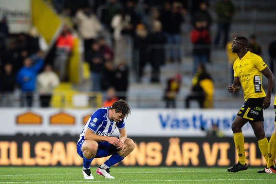 IFK Göteborgs Gustav Svensson deppar