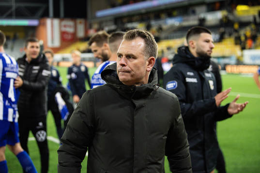 IFK Göteborgs tränare Mikael Stahre deppar