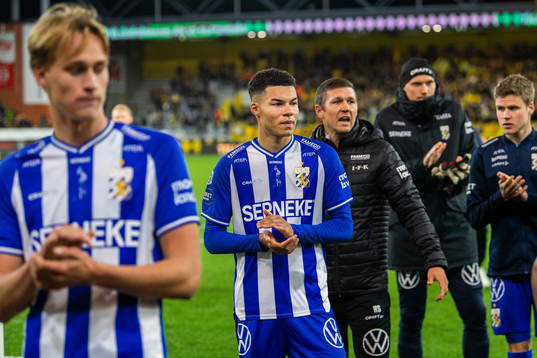 IFK Göteborgs Alexander Jallow deppar