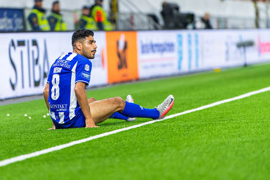 IFK Göteborgs Hosam Aiesh deppar