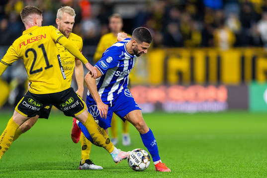 Elfsborgs Rasmus Alm och IFK Göteborgs Kevin Yakob