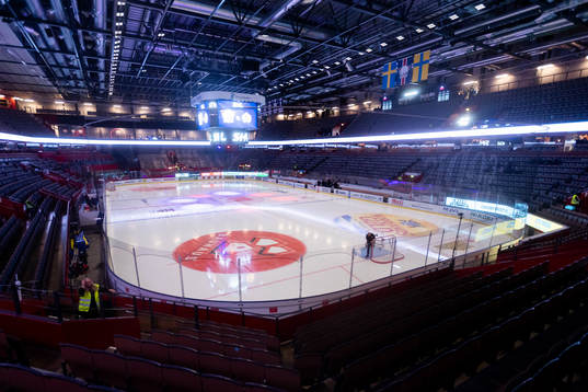 Interiör av Saab Arena