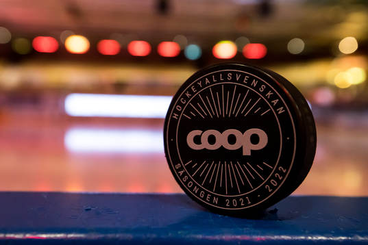 Matchpucken innan ishockeymatchen i Hockeyallsvenskan