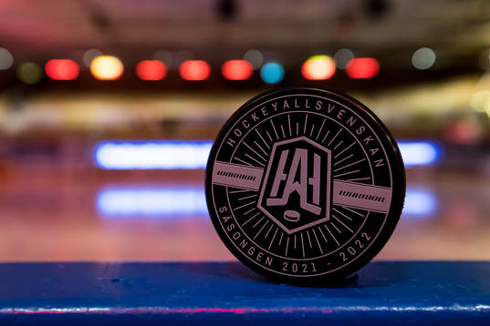 Matchpucken innan ishockeymatchen i Hockeyallsvenskan