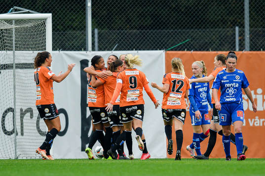 Kristianstads spelare jublar