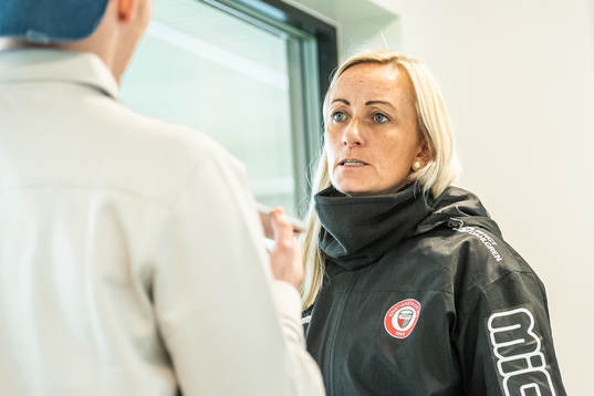 Kristianstads tränare Elisabet Gunnarsdóttir