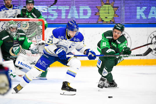 Leksands Mikael Ruohomaa och Färjestads Joakim Nygård