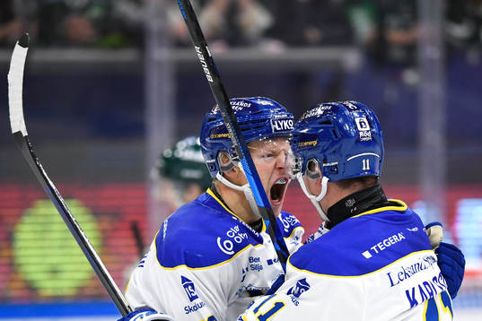Leksands Emil Heineman jublar
