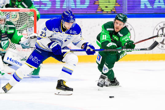 Leksands Mikael Ruohomaa och Färjestads Joakim Nygård