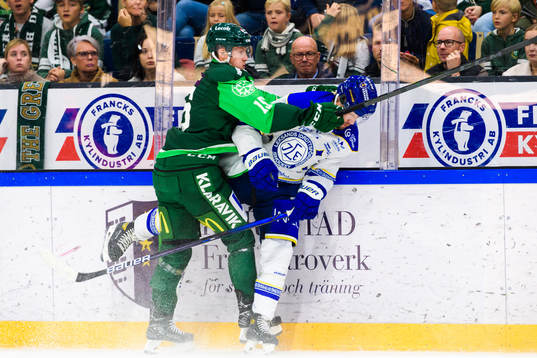 Färjestads Gustav Rydahl och Leksands Max Veronneau
