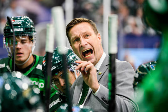 Färjestads tränare Johan Pennerborn