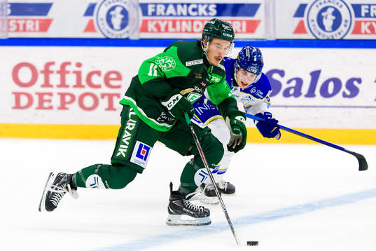 Färjestads Joakim Nygård och Leksands Alexander Lundqvist