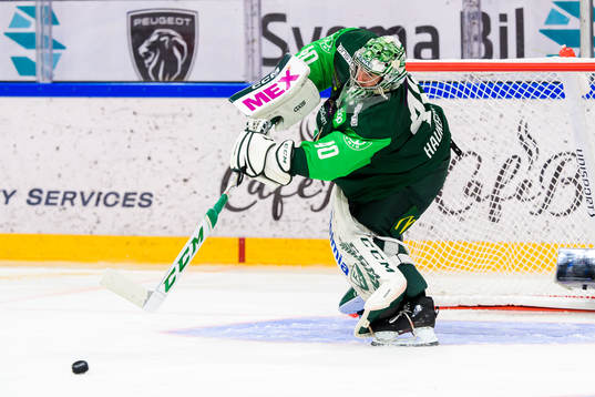 Färjestads målvakt Henrik Haukeland