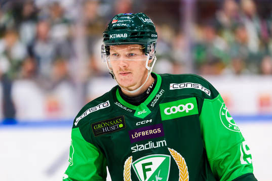 Färjestads Gustav Rydahl deppar