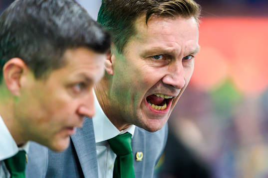 Färjestads tränare Johan Pennerborn