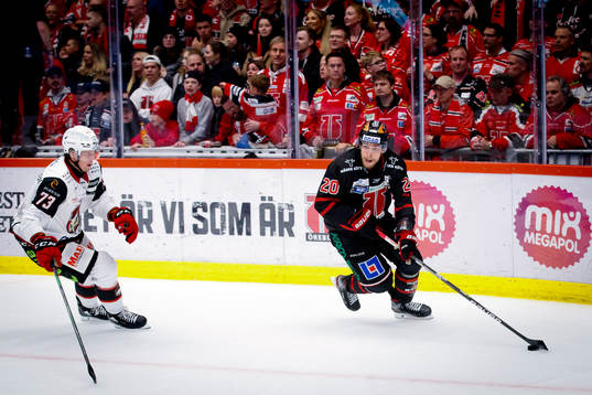 Malmö Redhawks Adam Ollas Mattsson och Örebros Miikka