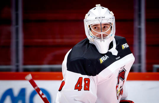 Malmö Redhawks målvakt Irving Leland