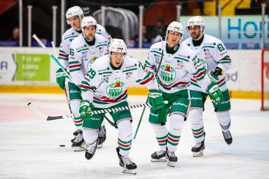 Rögles Tyler Kelleher jublar