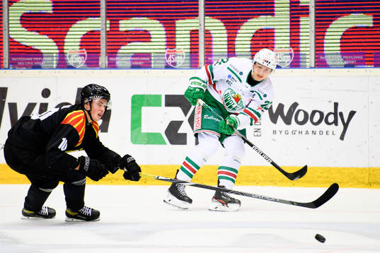 Brynäs Noel Gunler och Rögles Samuel Jonsson