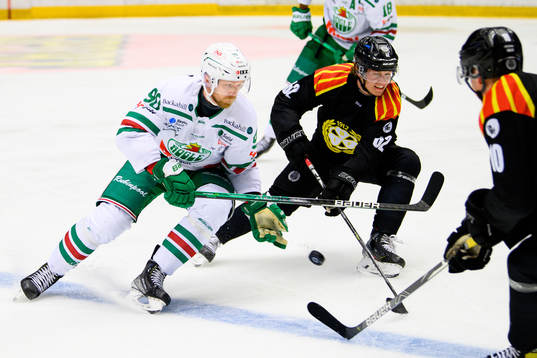 Rögles Ted Brithén och Brynäs Tom Hedberg