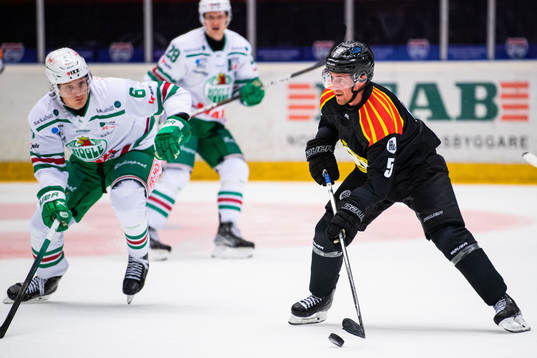 Brynäs Chay Genoway och Rögles Tony Sund