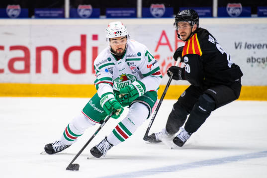Rögles Robert Lantosi och Brynäs Oula Palve