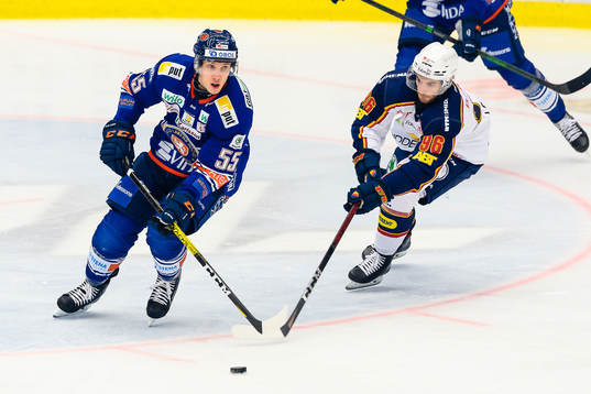 Växjös Miika Koivisto och Djurgårdens Matthew Lorito