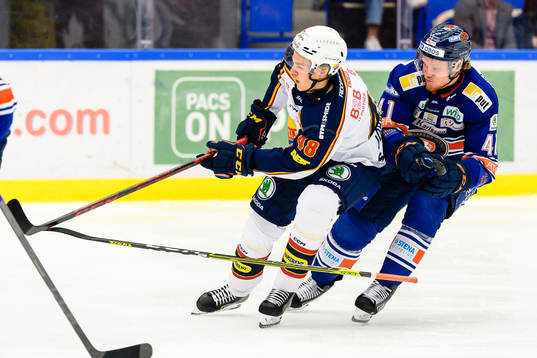 Växjös Ludvig Nilsson  tappar klubban