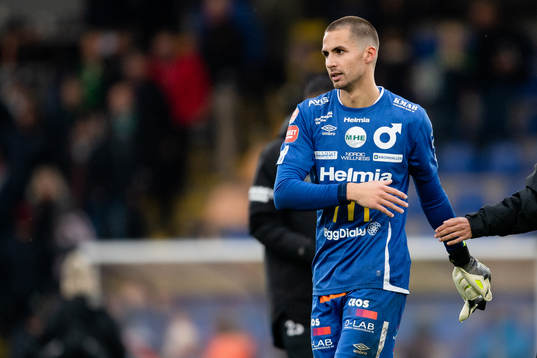 Degerfors målvakt Alfie Malik Whiteman