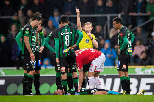 Varbergs Albert Ejupi har ont