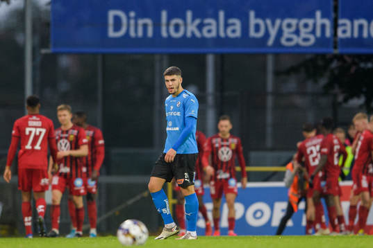 Halmstads Edvin Kurtulus deppar