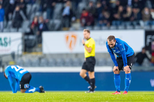 Halmstads Joel Allansson deppar