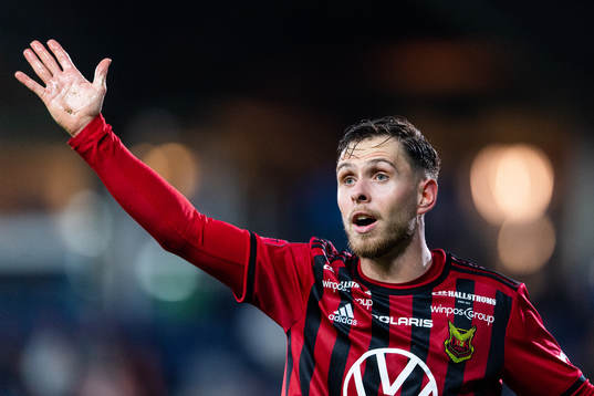 Östersunds Ludvig Fritzson reagerar