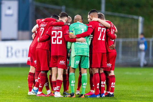 Östersunds spelare samlas