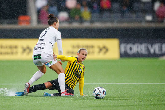 Rosengårds Katrine Veje och Häckens Filippa Curmark